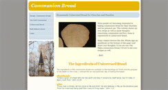 Desktop Screenshot of communionbread.org